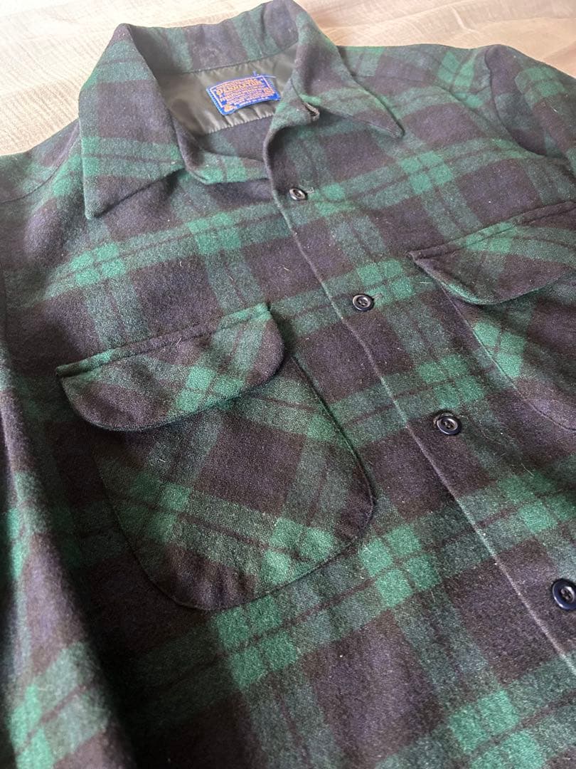 【USA製】70s pendleton ボードシャツ