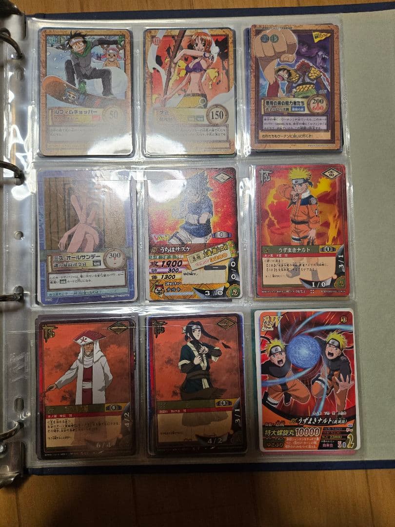 ワンピース ナルト カード