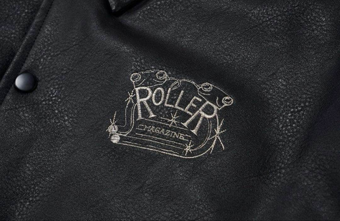 ジャケット・アウター ROLLER FAKE LEATHER COACH JACKET