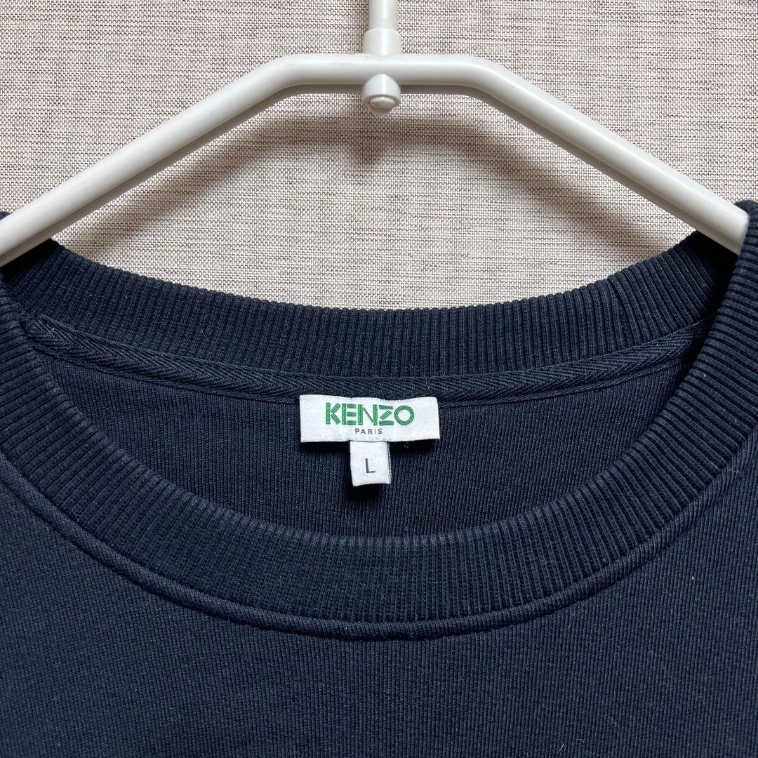 【ゆゆゆゆゆ】KENZO ブラック スウェット L 虎刺繍