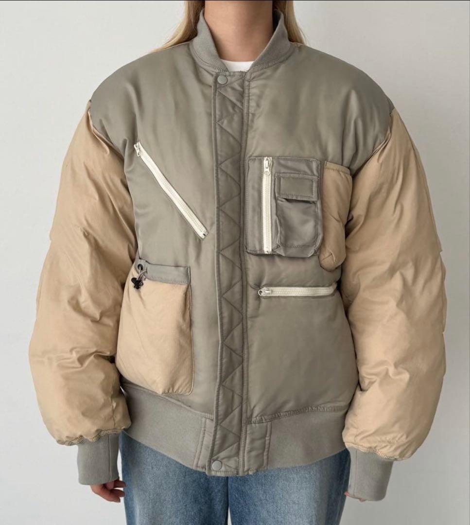 CANALJEAN MA1ジャーナルスタンダードIENAリバーシブルダウン