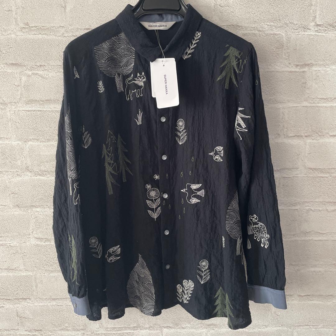 SUPER HAKKA スーパーハッカ　長袖ブラウス