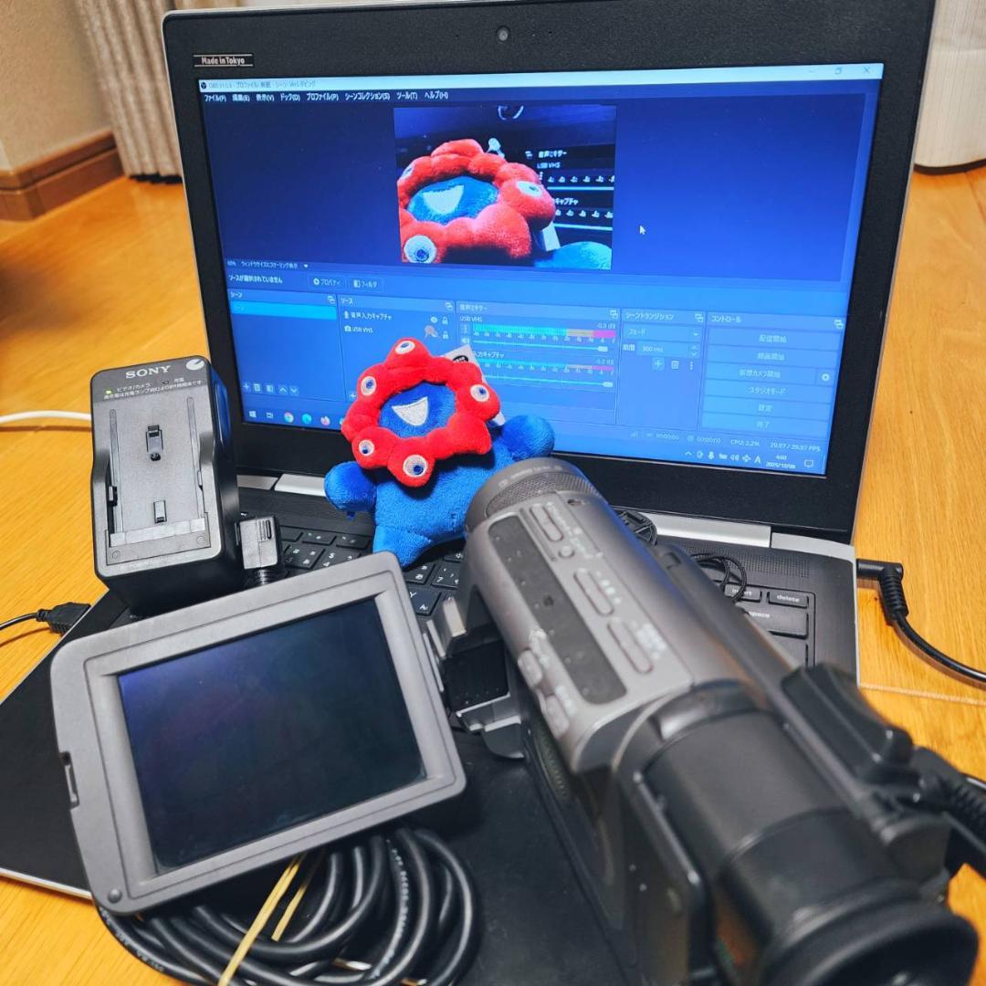 【動作確認済】高画質 SONY 8ミリ Hi8 ビデオカメラ ACアダプタセット