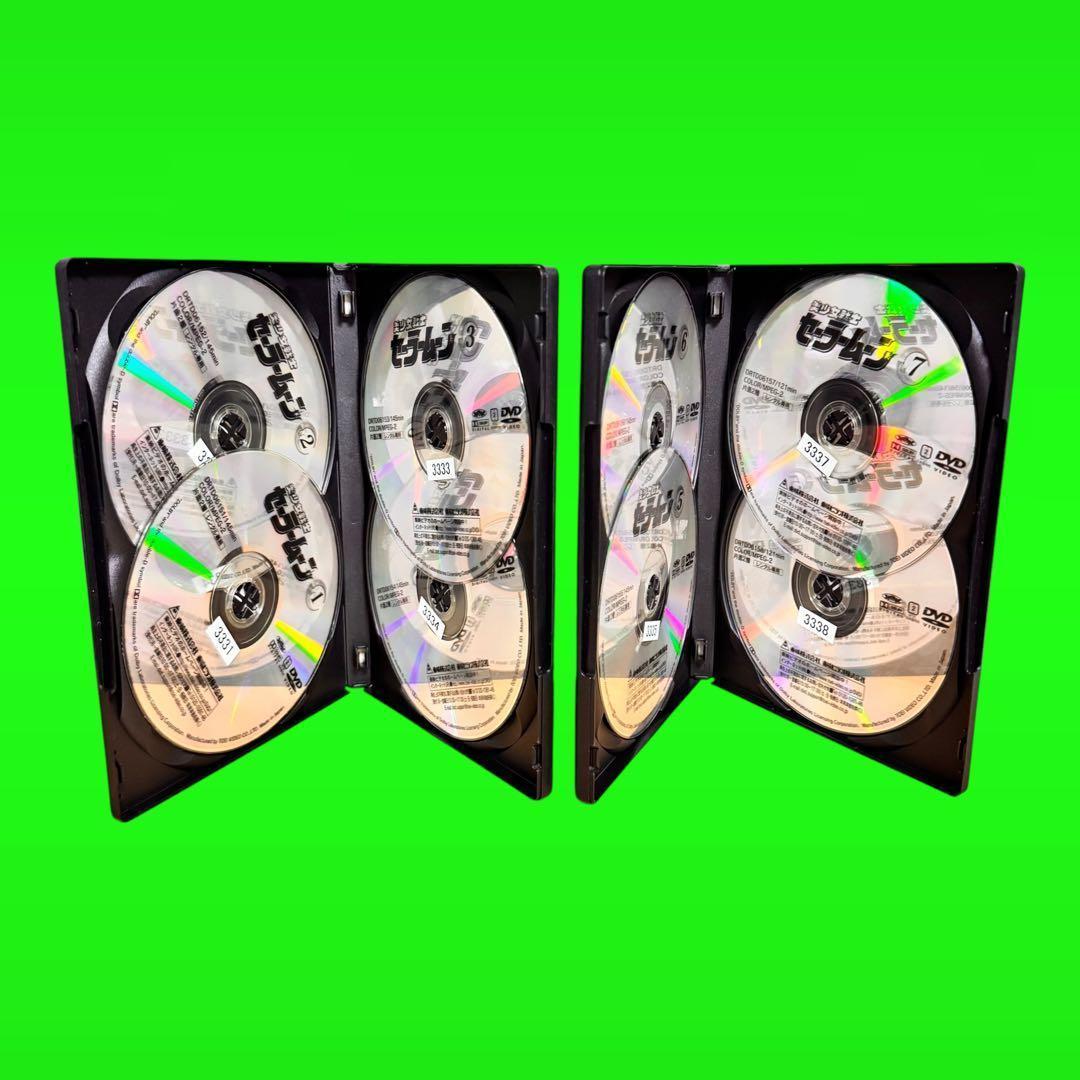 名作アニメ　美少女戦士セーラームーン　シリーズ DVD 全36巻セット　ケース付