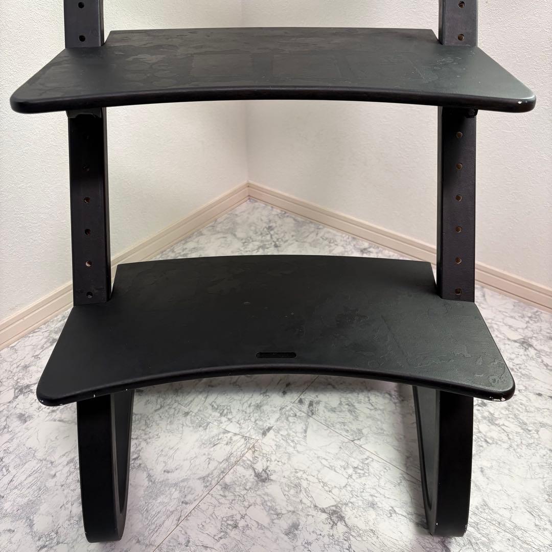 LEANDER ハイチェア　ブラック　北欧　リエンダー　ベビーチェア　イス