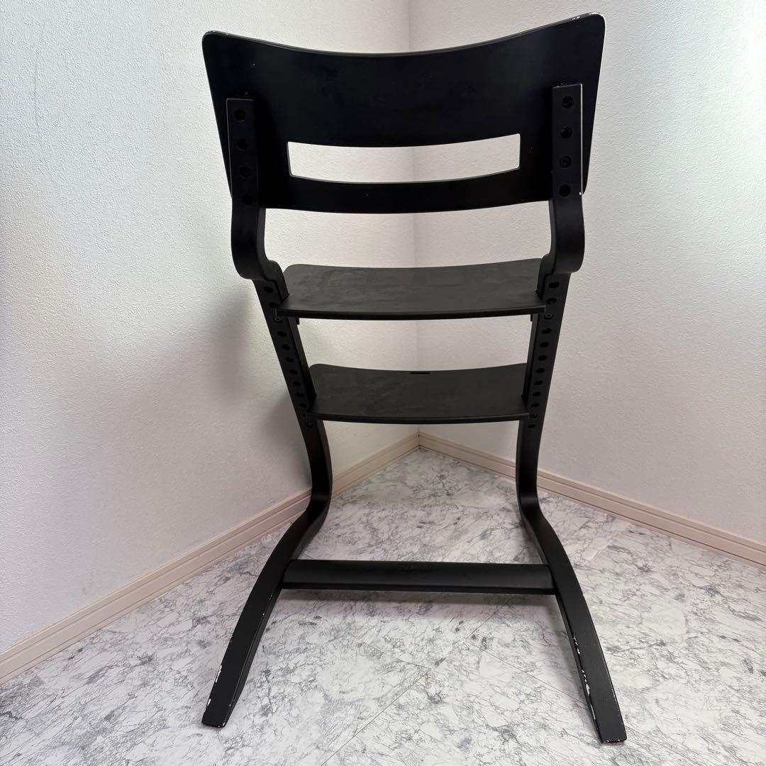 LEANDER ハイチェア　ブラック　北欧　リエンダー　ベビーチェア　イス