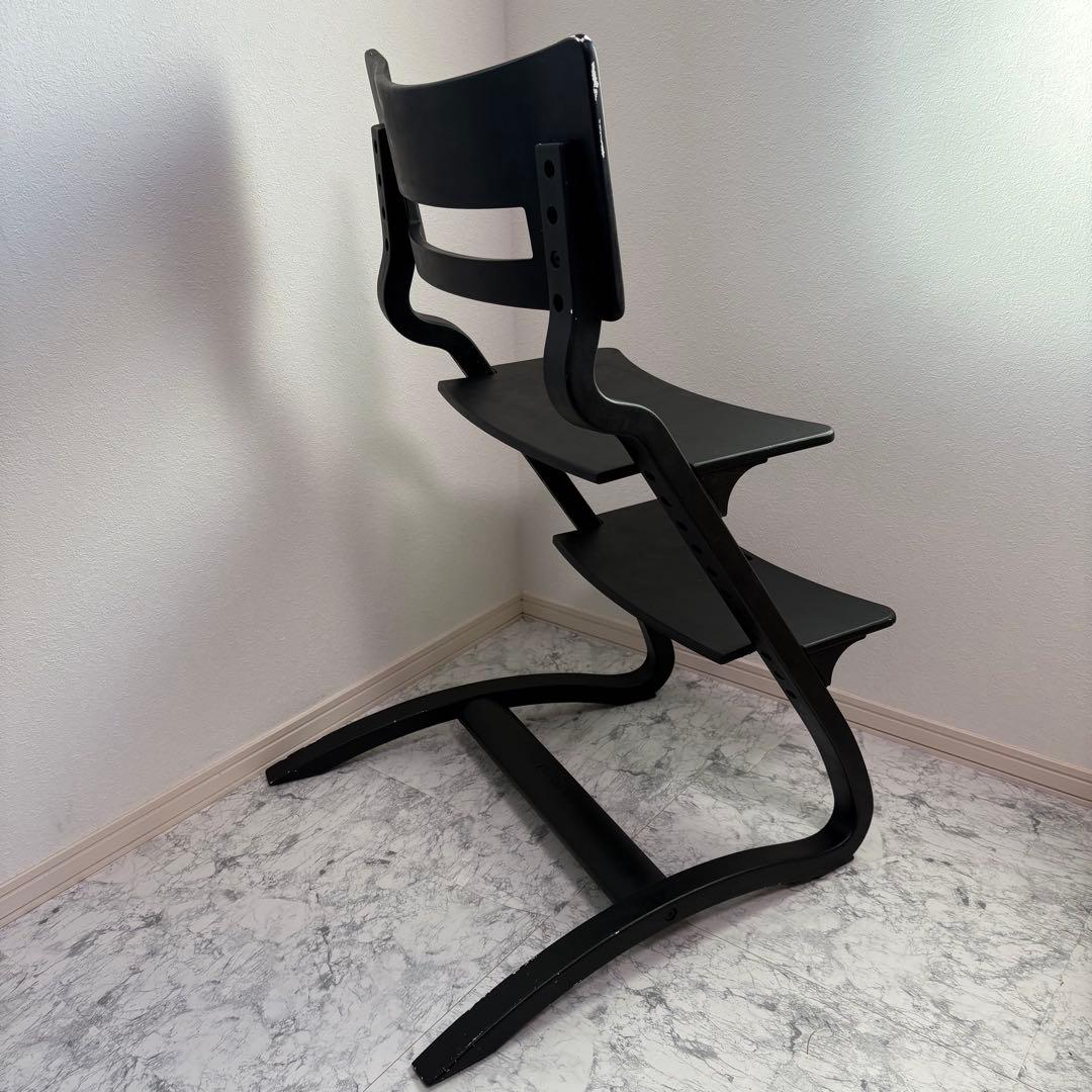 LEANDER ハイチェア　ブラック　北欧　リエンダー　ベビーチェア　イス