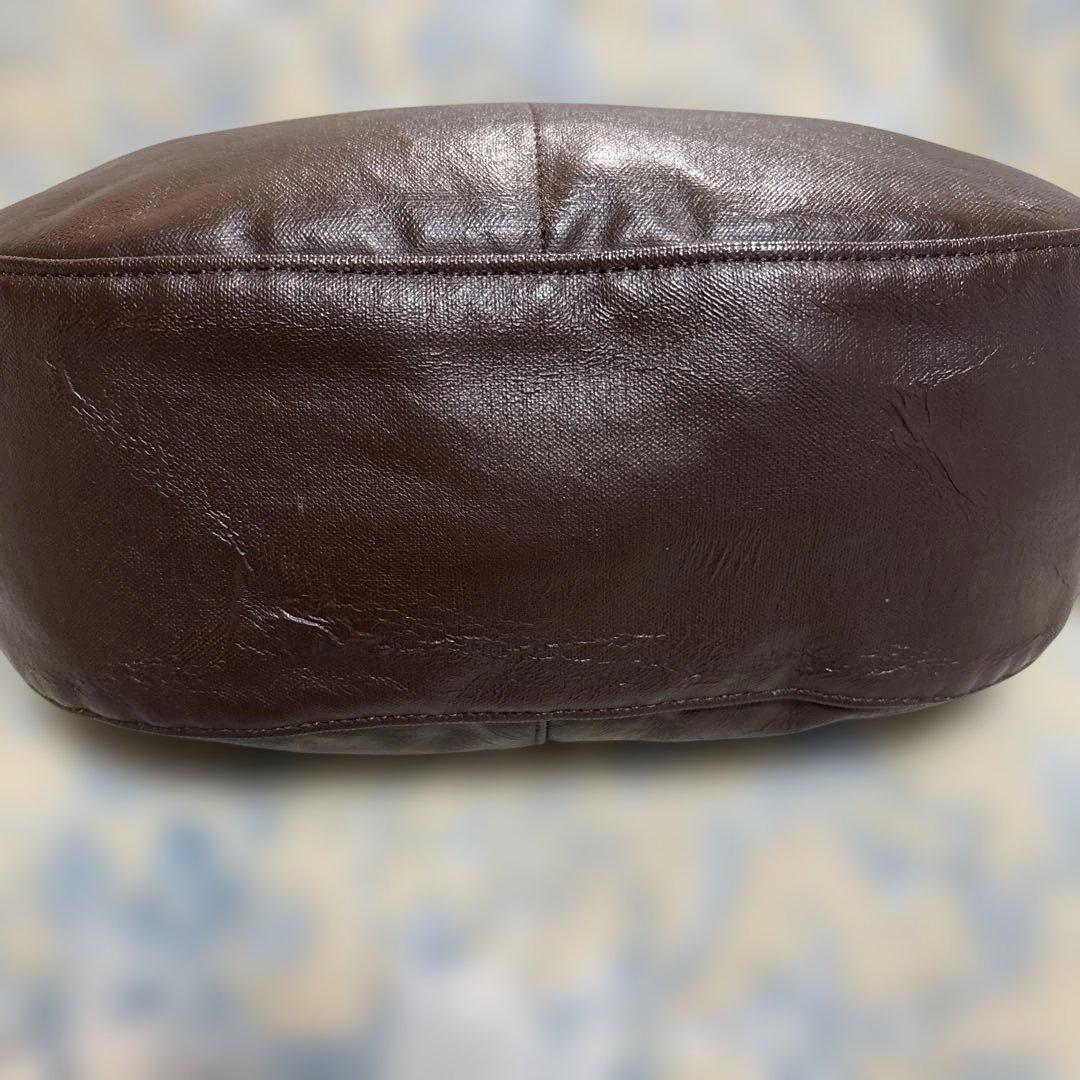 PORTER フリースタイルダークブラウンショルダーバッグ　ポーターバッグ