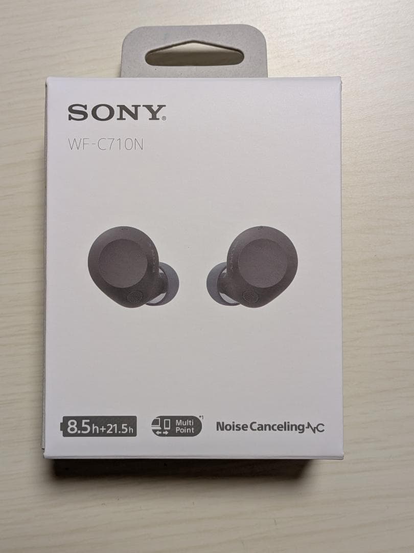 SONY WF-C710N ワイヤレスイヤホン黒