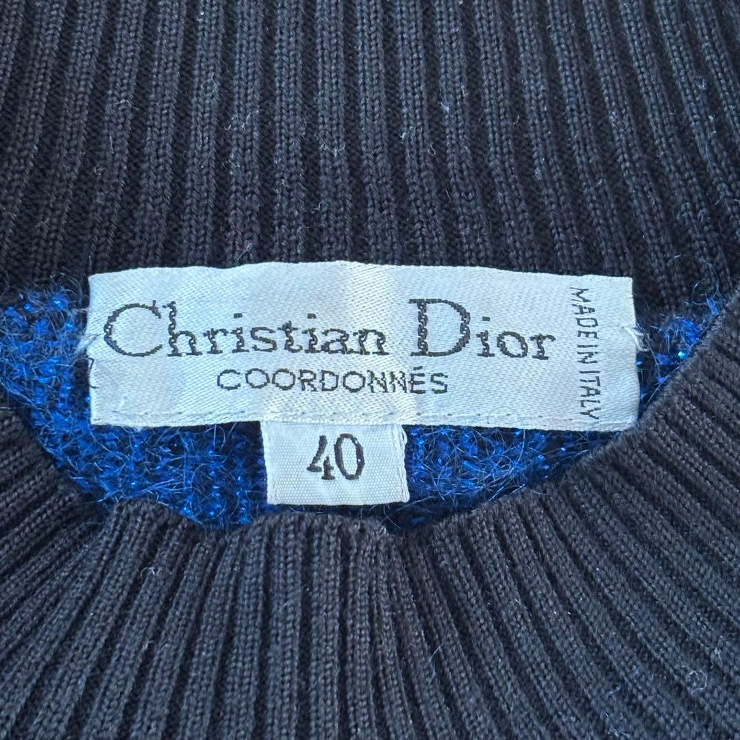 極美品✨Christian Dior ニット ラメ イタリア製 ヴィンテージ