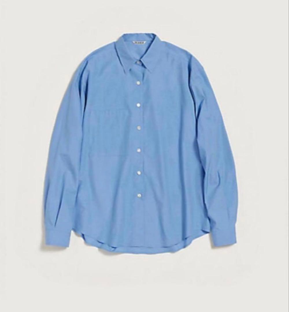 オーラリー AURALEE WASHED FINX TWILL シャツ 長袖 5