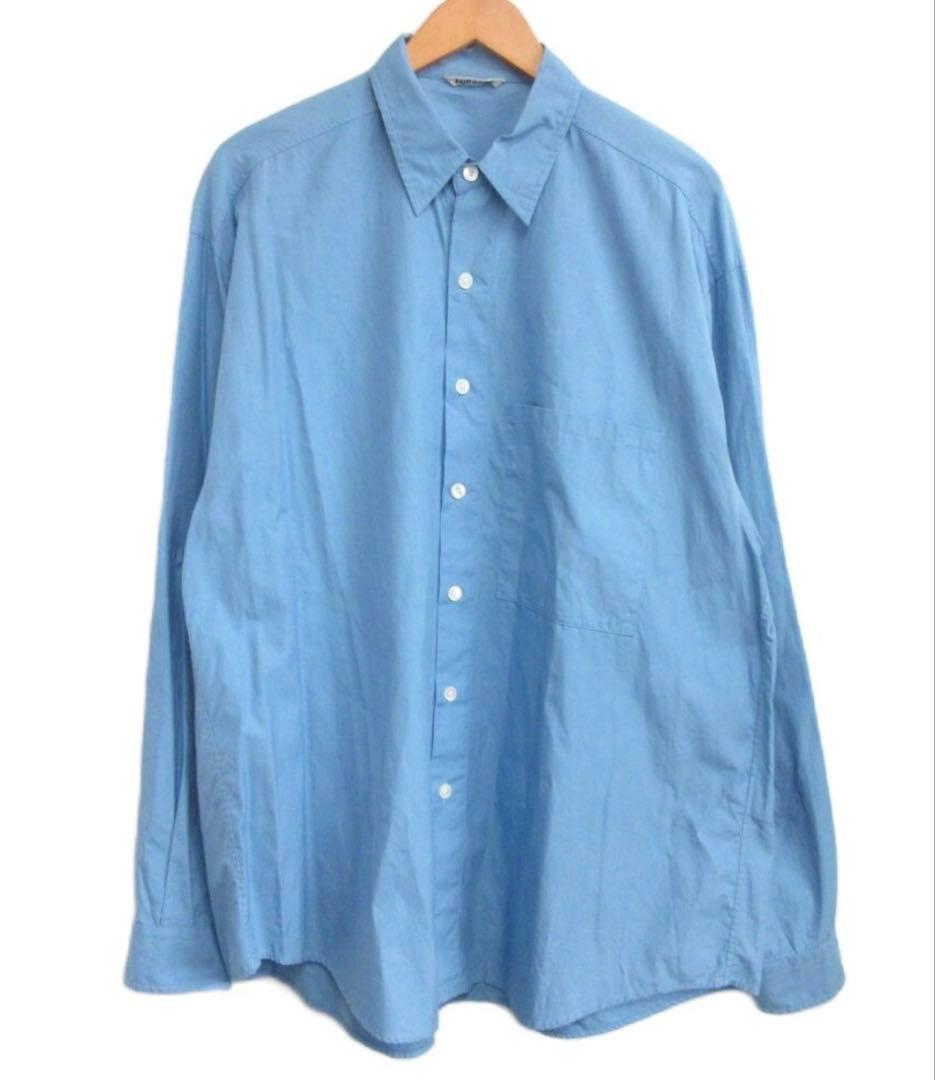 オーラリー AURALEE WASHED FINX TWILL シャツ 長袖 5