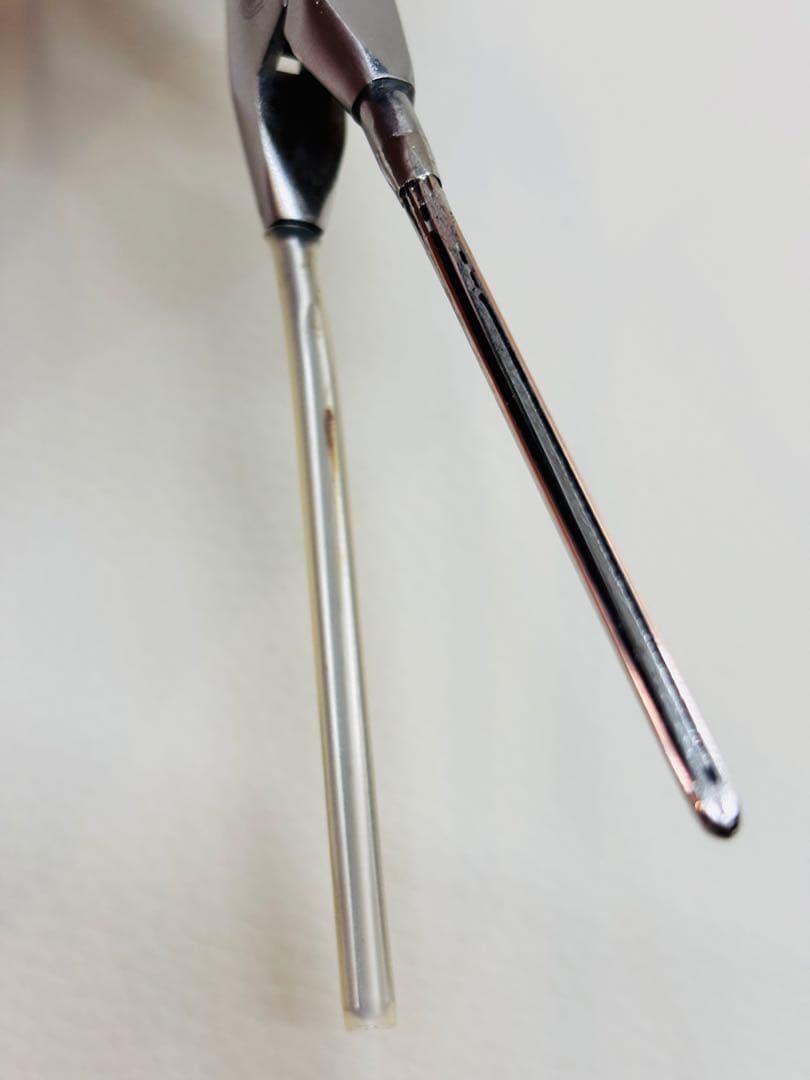 超美品　シルバーアイロン 2.3ミリ極細アイロン　廃盤品　 /レンツアイロン