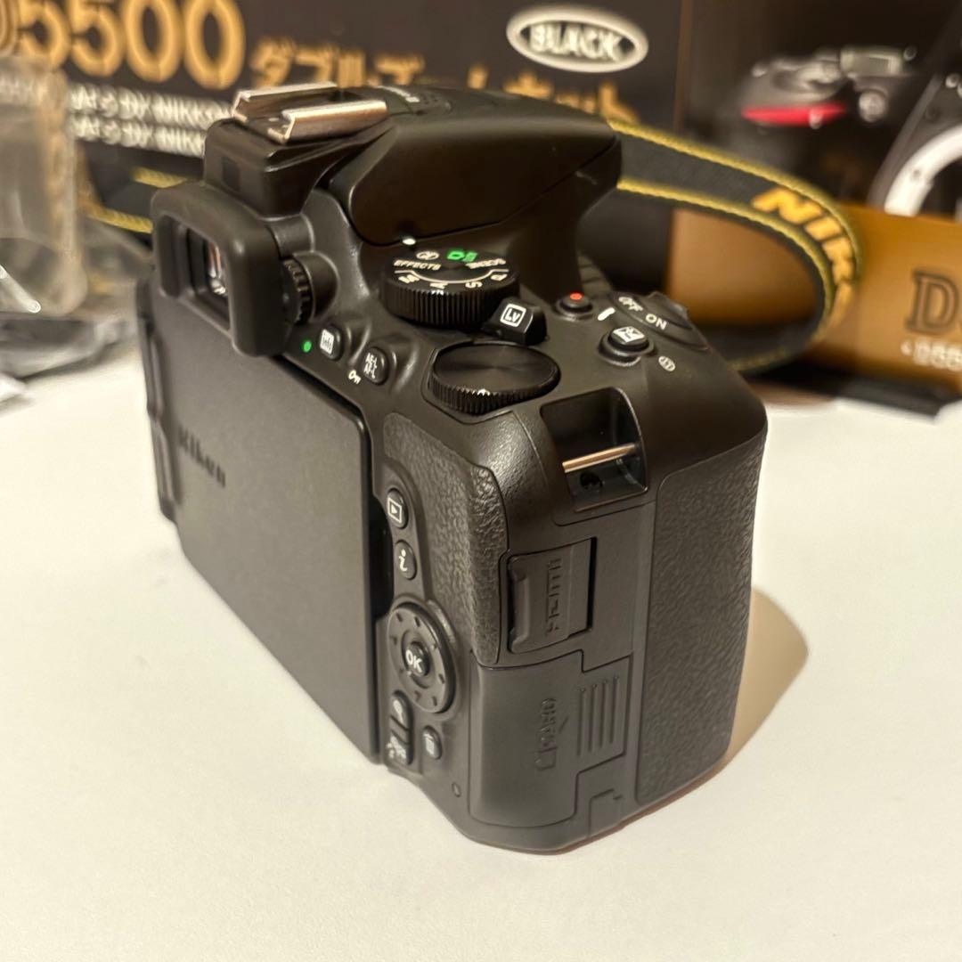 Nikon 一眼レフカメラ D5500 ダブルズームキット ブラック