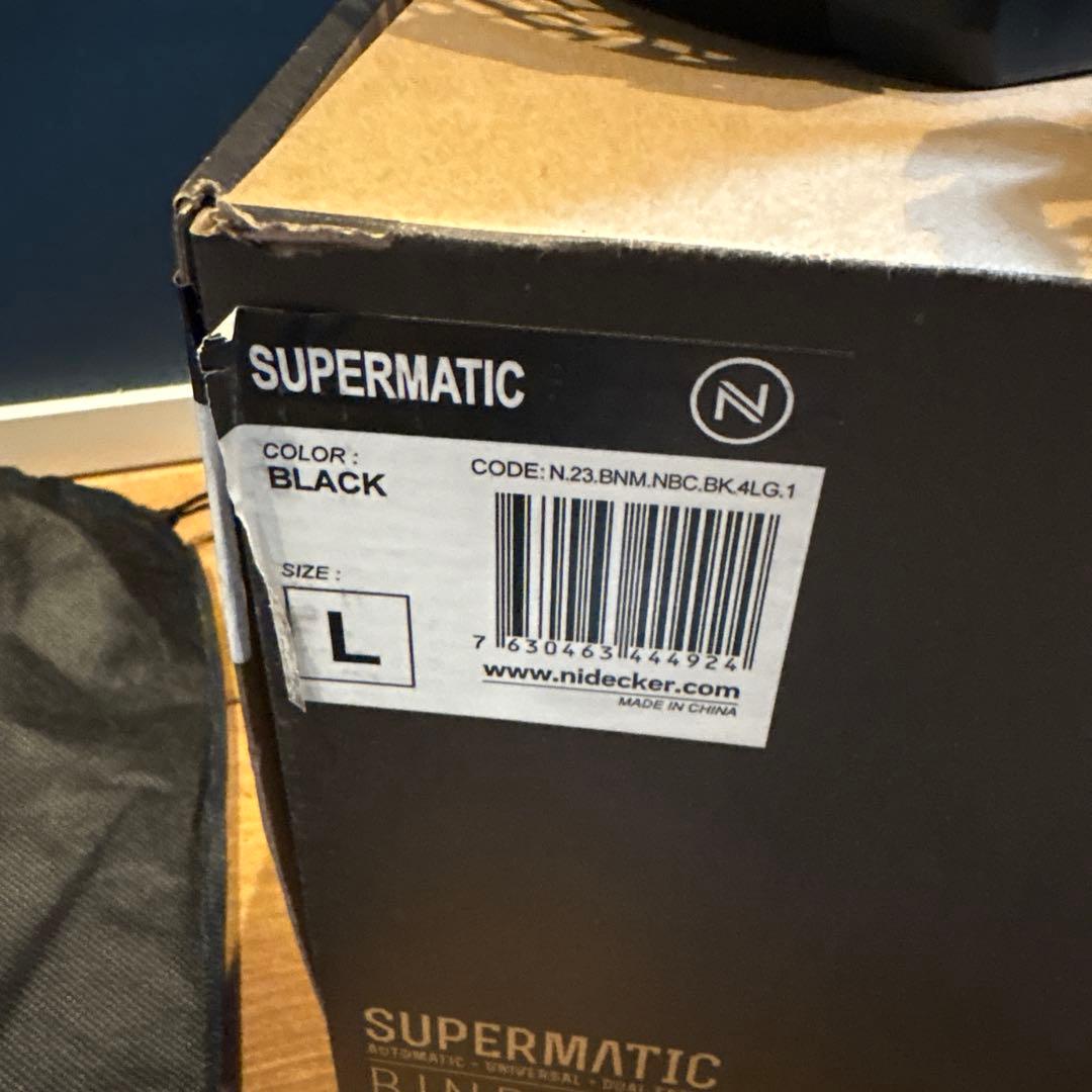 NIDECKER Supermatic ビンディング ブラック L