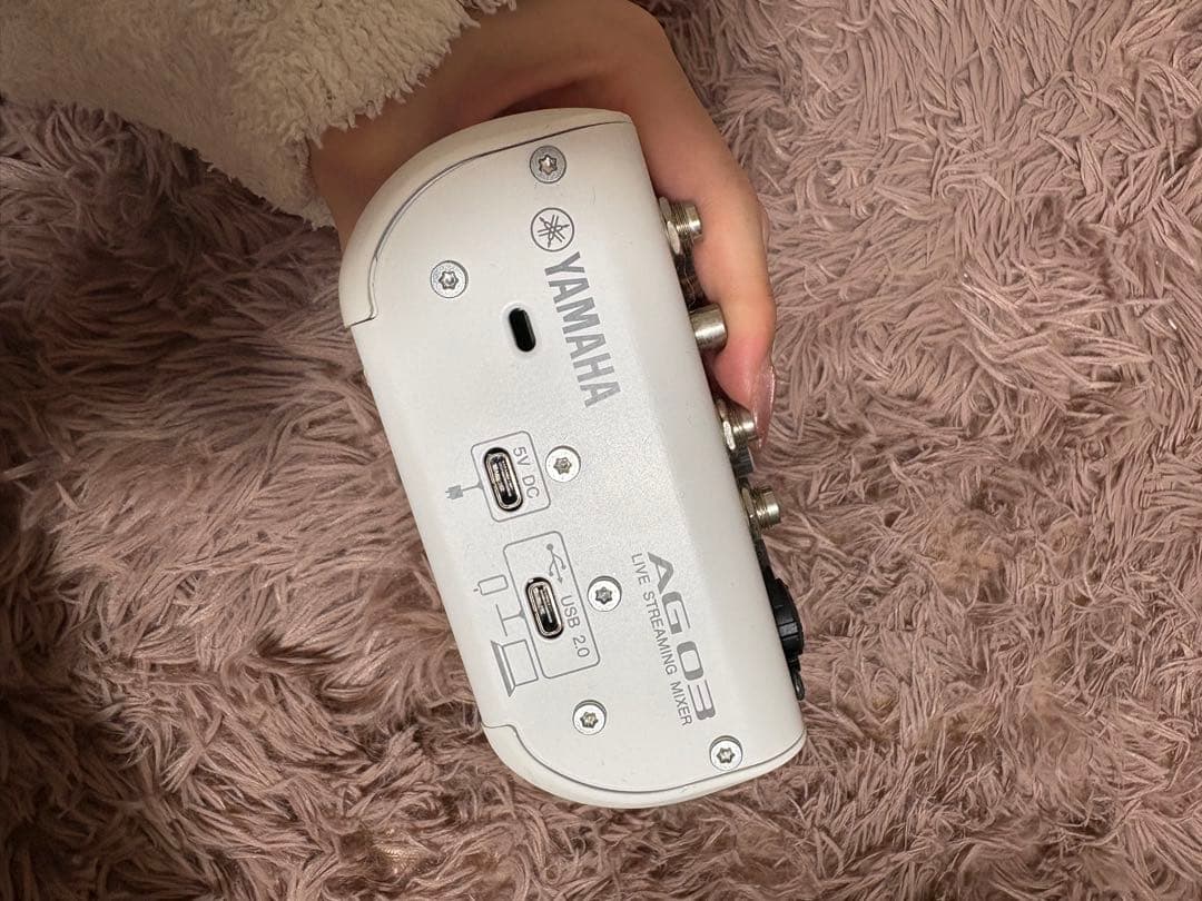 YAMAHA AG03 配信セット コンデンサーマイク付き（美品）