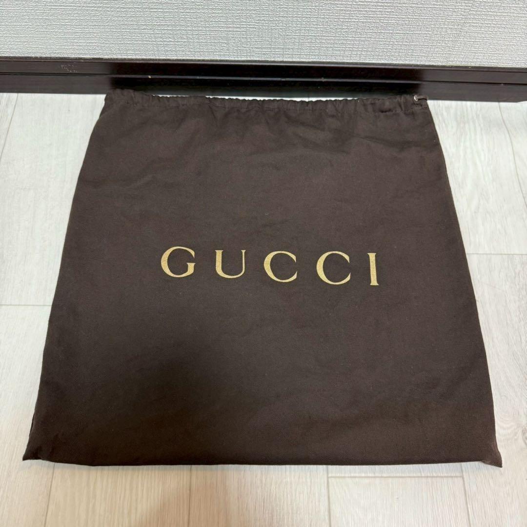 【極美品】GUCCI GGキャンバス レザー ワンショルダーバッグ