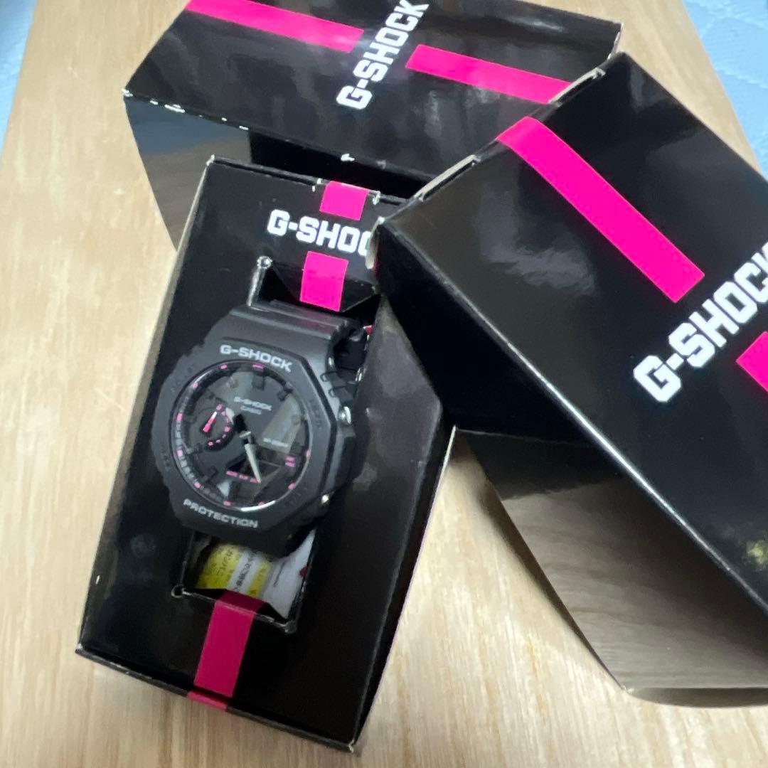 【人気モデル／レアカラー／未使用級極美品】G-SHOCK GA-2100Pピンク
