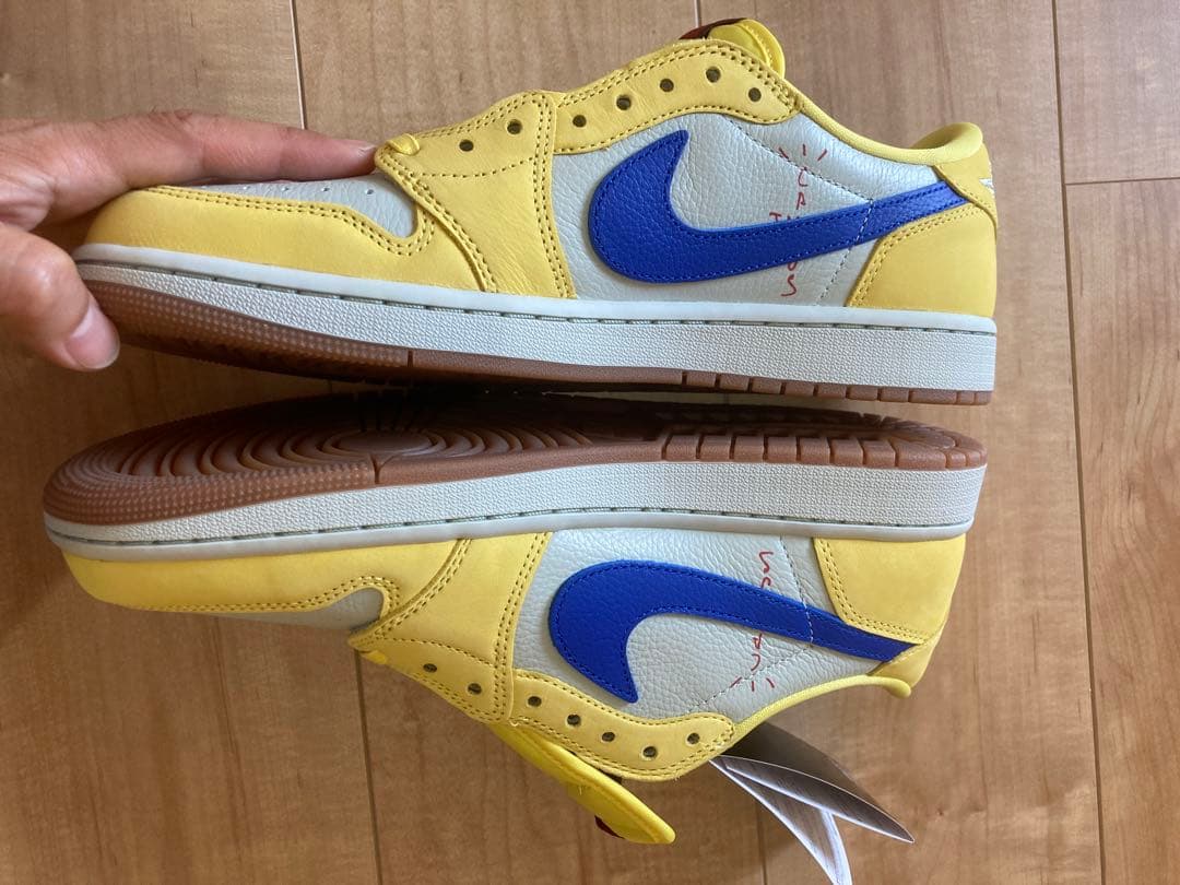 R*O様 Travis Scott canary Air Jordan1 Low