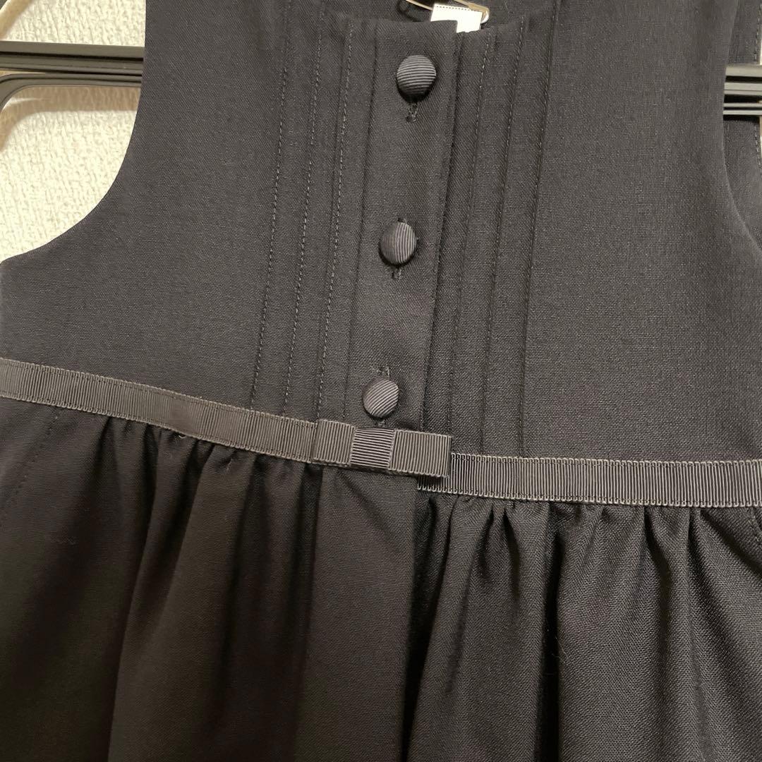 美品！ミルフィーユ　familiar お受験ワンピース95 カーディガンおまけ付