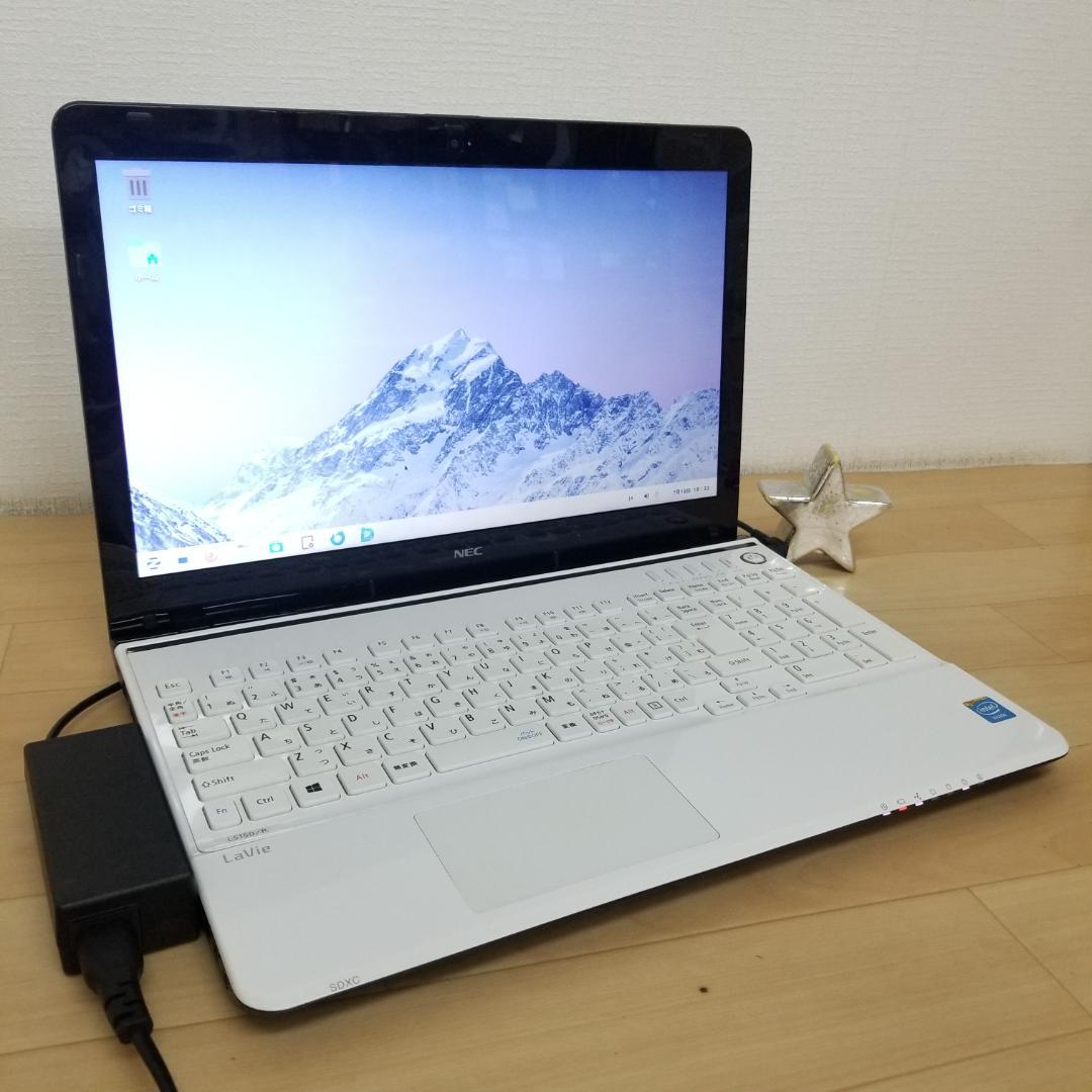 期間限定 新品SSＤ DVD使用可ノートPC NEC(E1168)