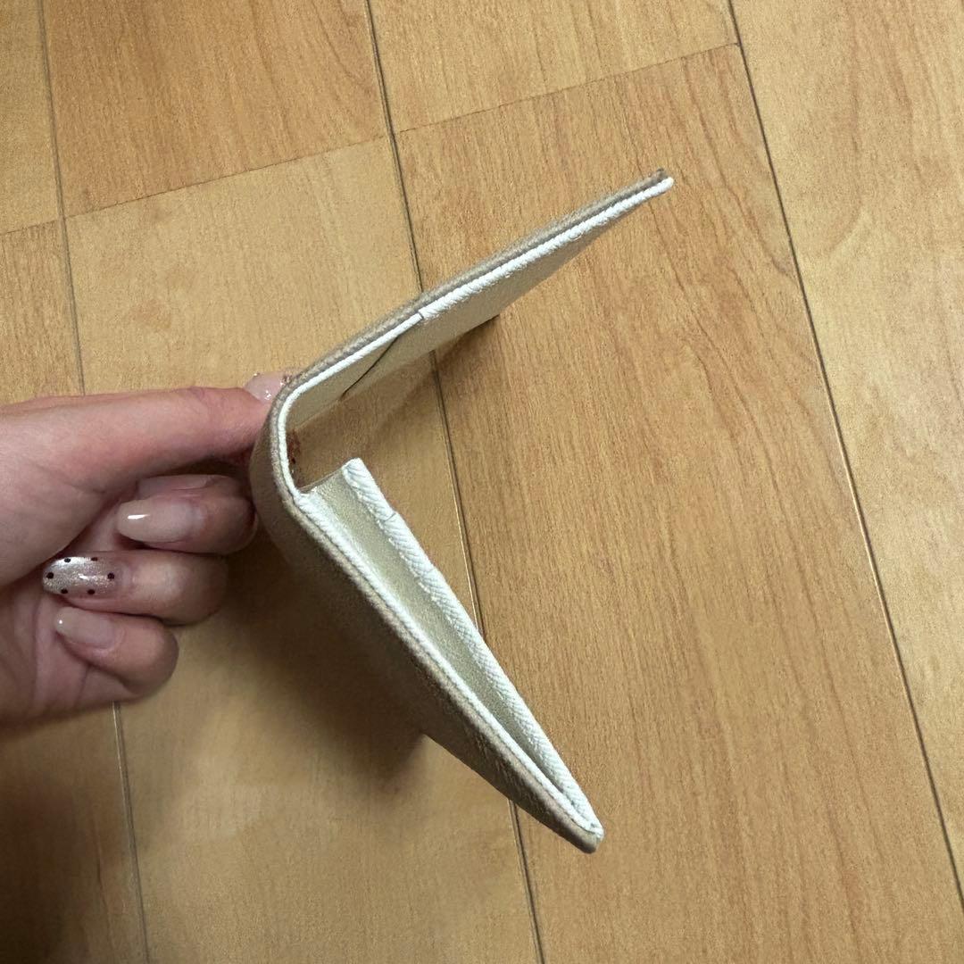 agnès b. ベージュ 名刺入れ　カードケース EW13B－07