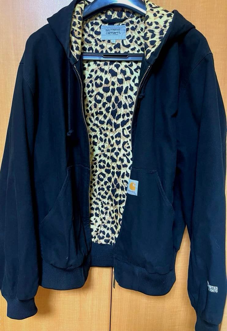 WACKOMARIA Carhartt レオパード柄フード ジャケット