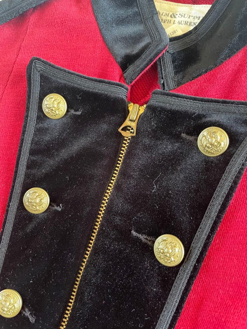 ラルフローレンデニムアンドサプライナポレオンジャケット美品ミリタリー