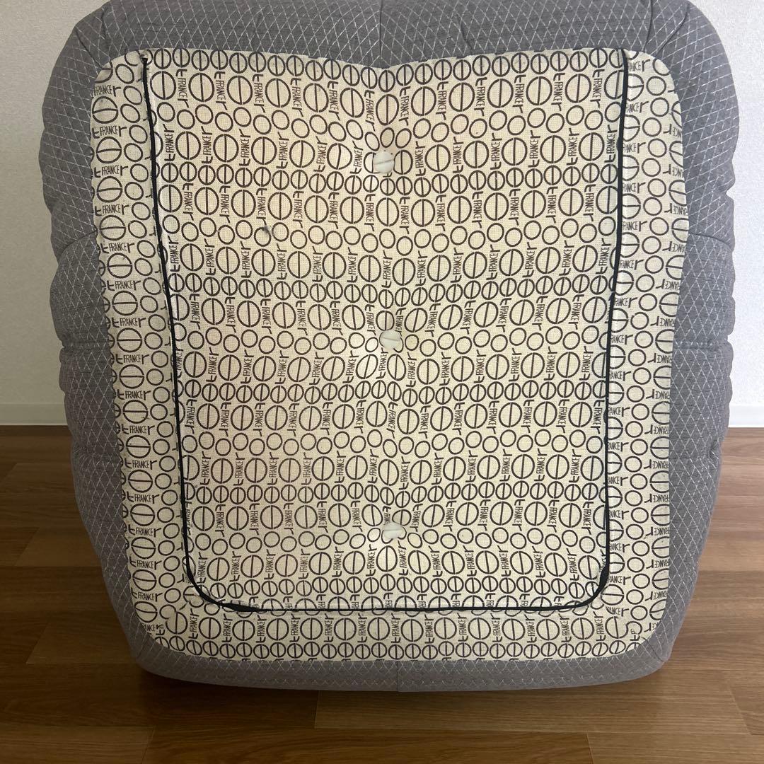 【極美品】リーンロゼ　トーゴ1Pソファ　ファブリック　グレー