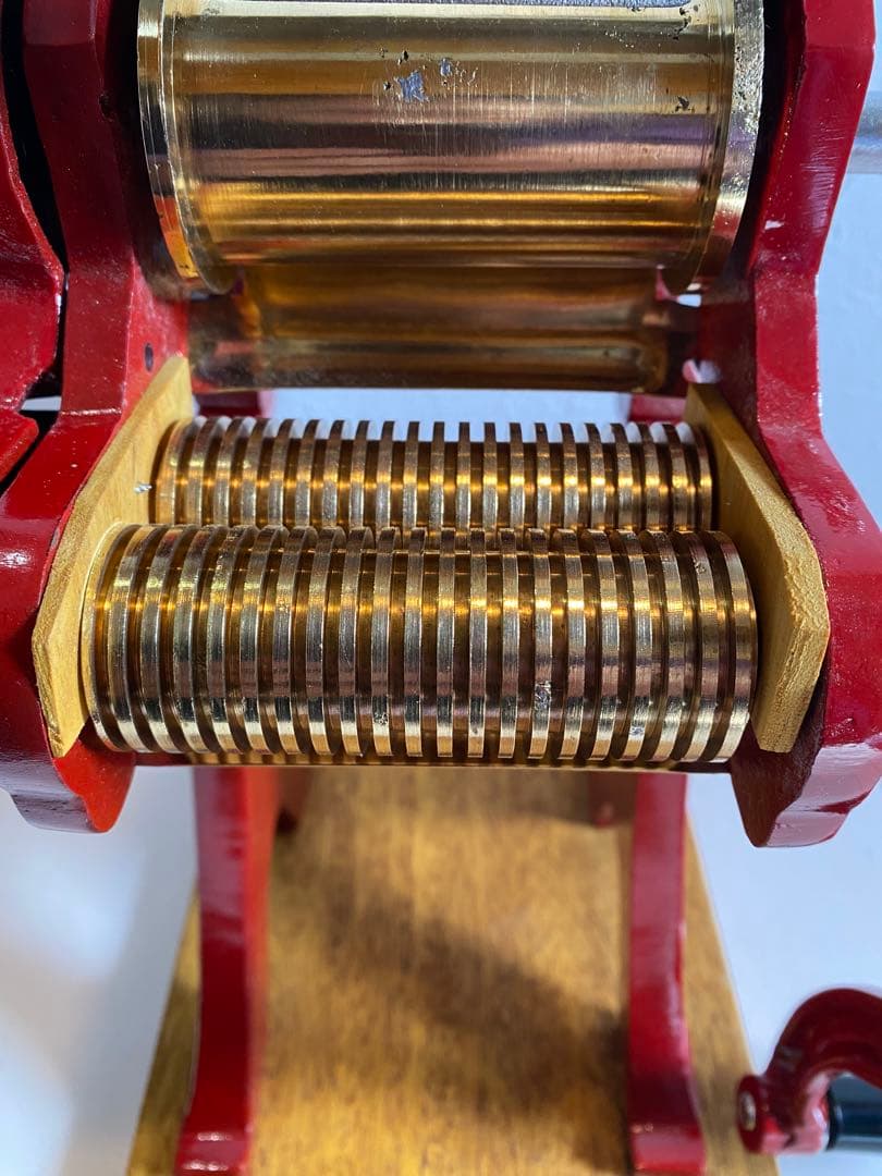 小野式製麺機　両刃　約2mm.6mm レストア品