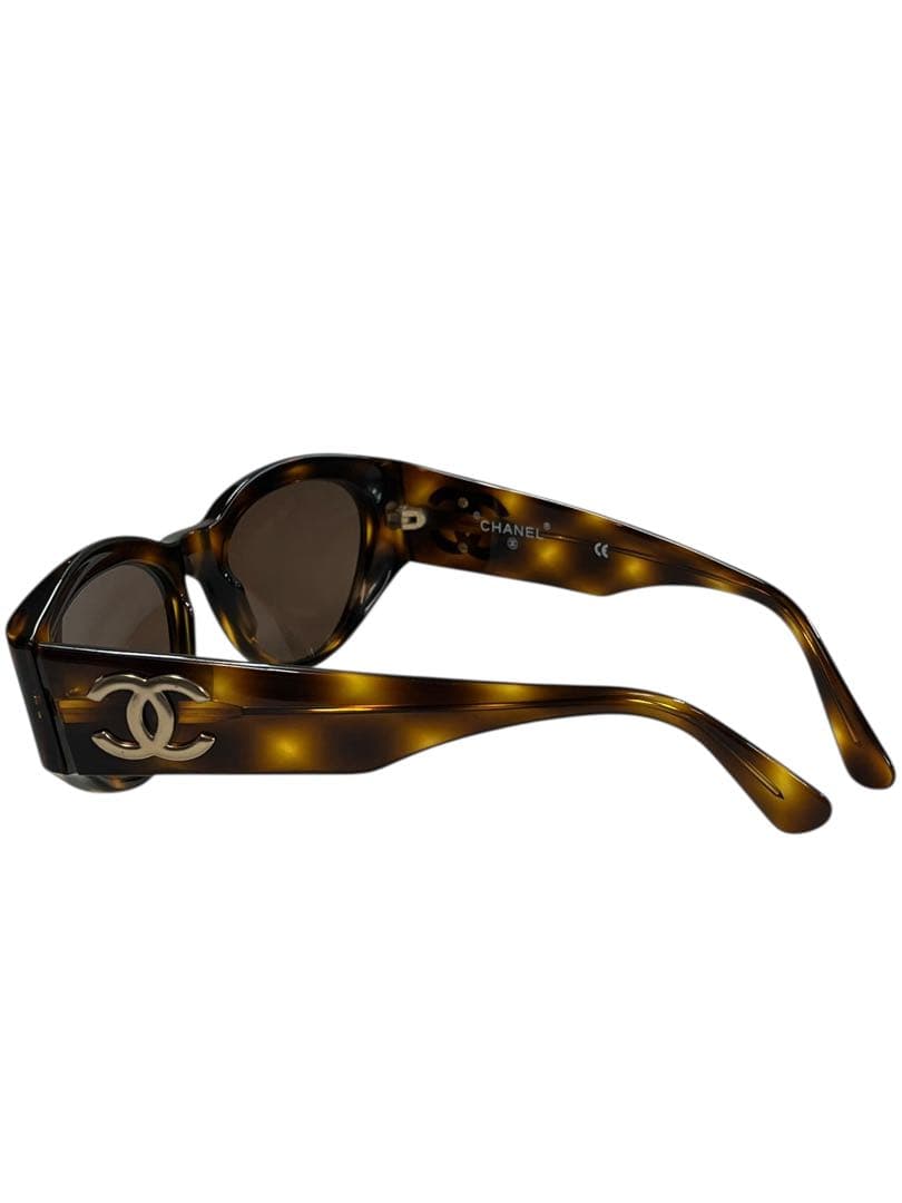 CHANEL べっ甲柄 サイドココマーク サングラス