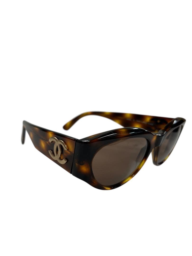 CHANEL べっ甲柄 サイドココマーク サングラス
