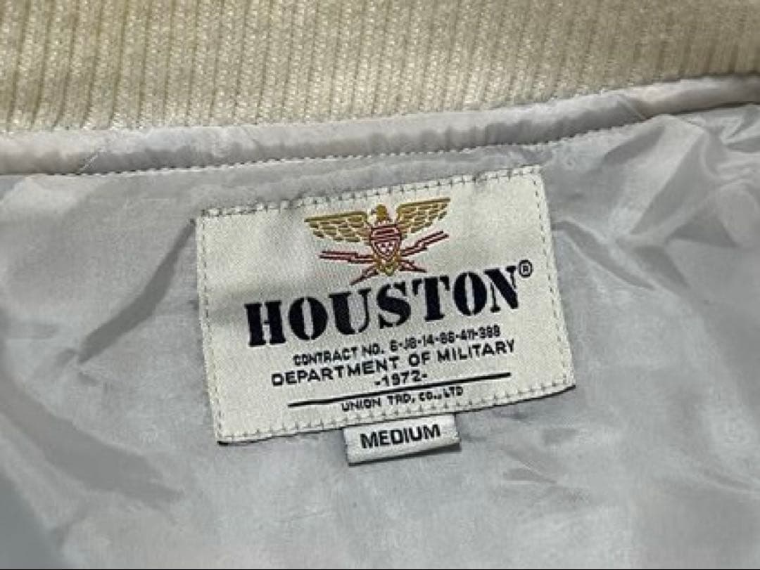 HOUSTON 別珍 スカジャン アラスカ スーベニアジャケット 鷹