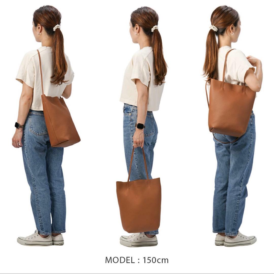 SLOW&CO shrink series ユーティリティトートバッグ S 黒