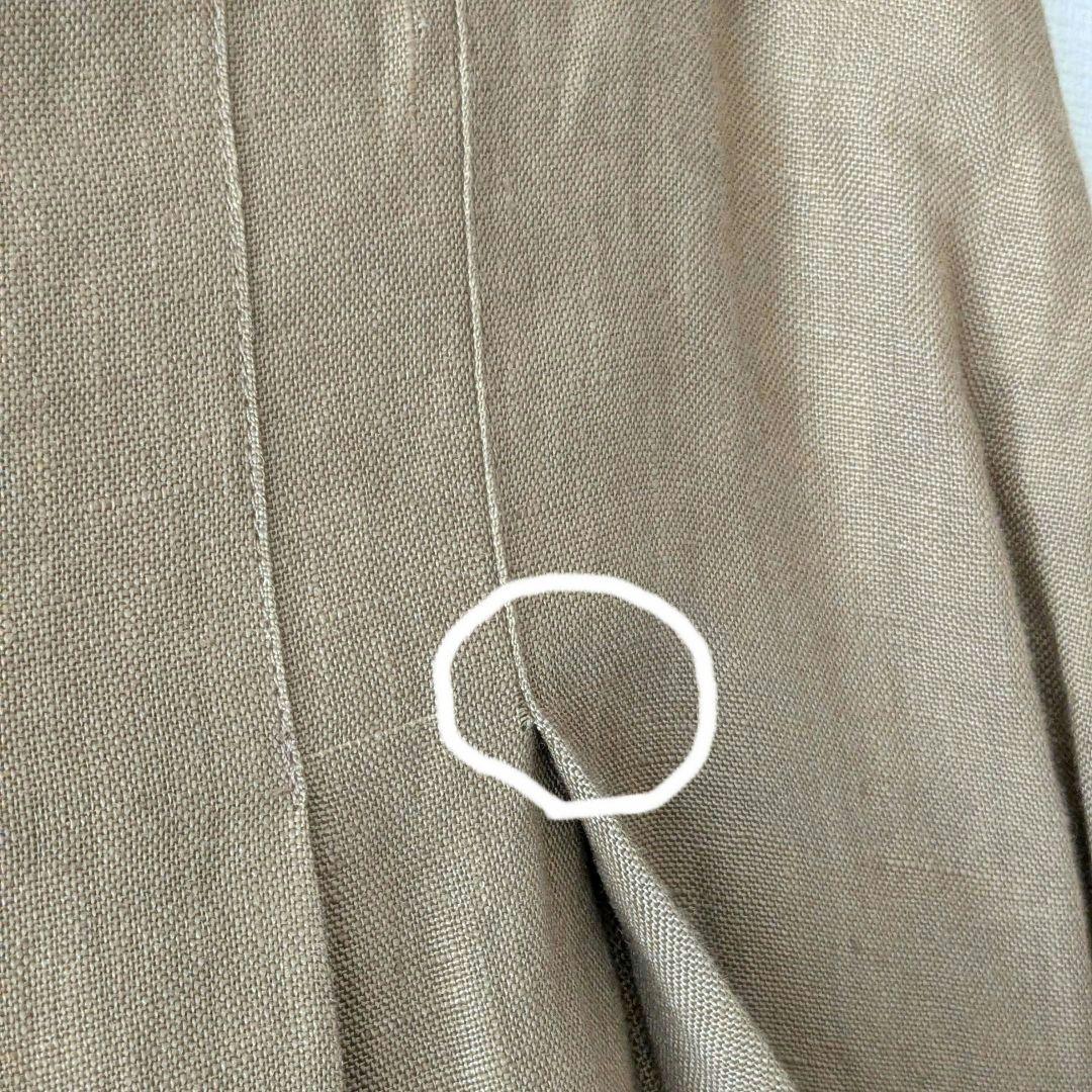 【新品】 オニールオブダブリン リネン フレア タック ロングスカート 14