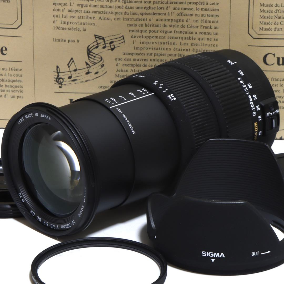 ⭐︎広角〜望遠&手ブレ☆Sigma 18-200mm OS for キャノン ☆