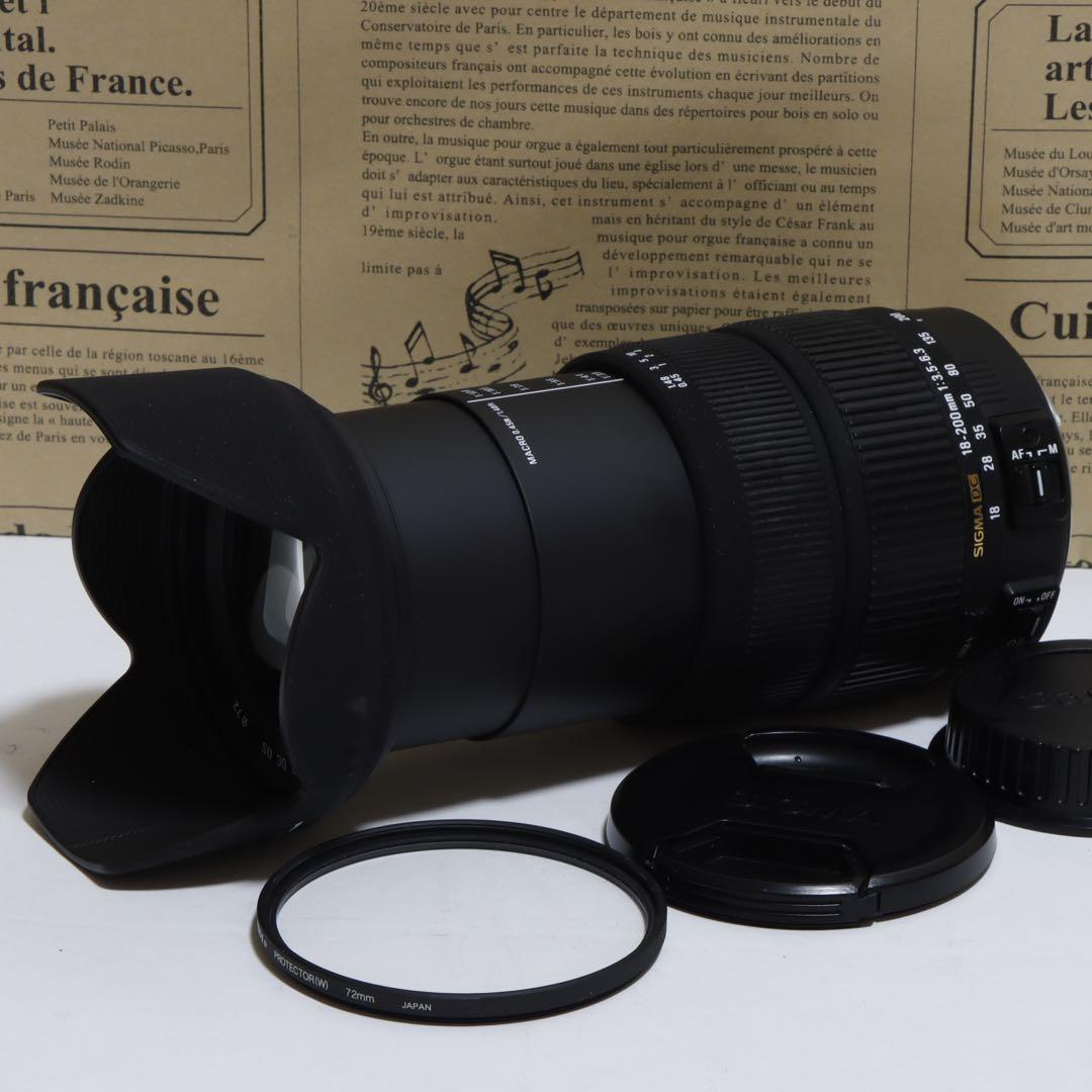 ⭐︎広角〜望遠&手ブレ☆Sigma 18-200mm OS for キャノン ☆