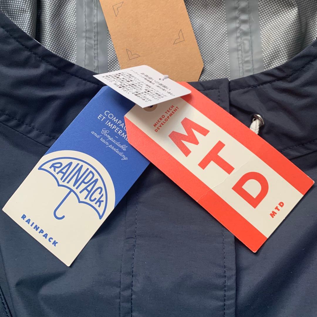 めんめん　定価2.5万　AIGLE エーグル　ポンチョ　ネイビー