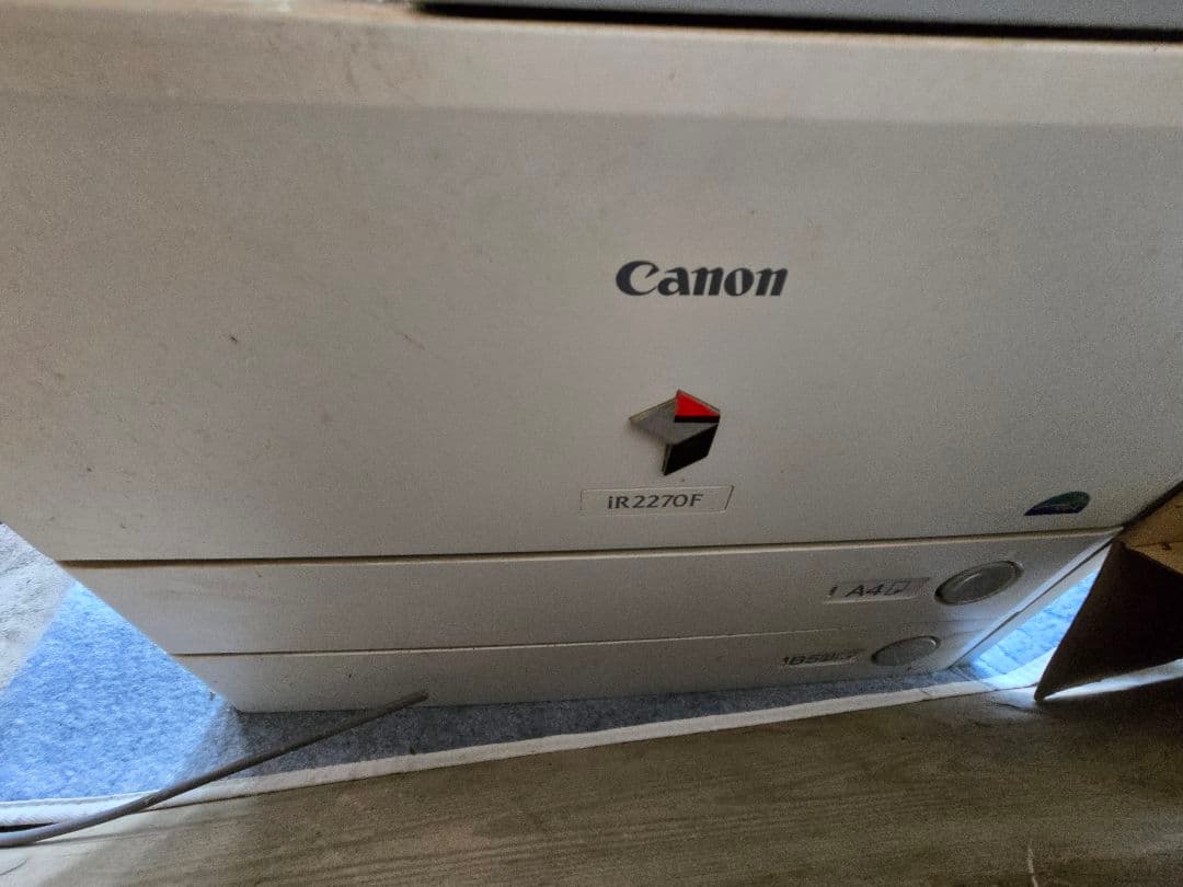 【中古】Canon iR2270F モノクロ複合機+未開封トナー付