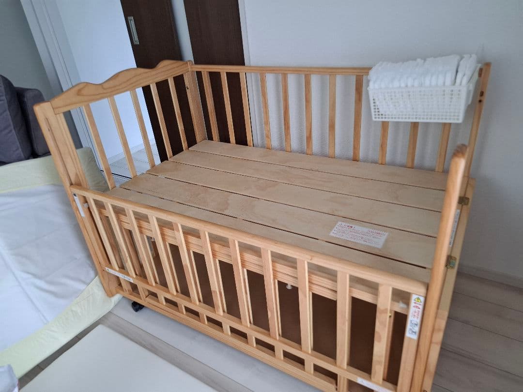 【ゼフ】大和屋　フラルＷオープンすのこベビーベッド
