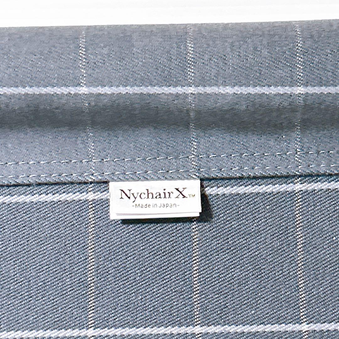 【美品】ニーチェアX オットマン シキリ ソープフィニッシュ ダークグレー障子