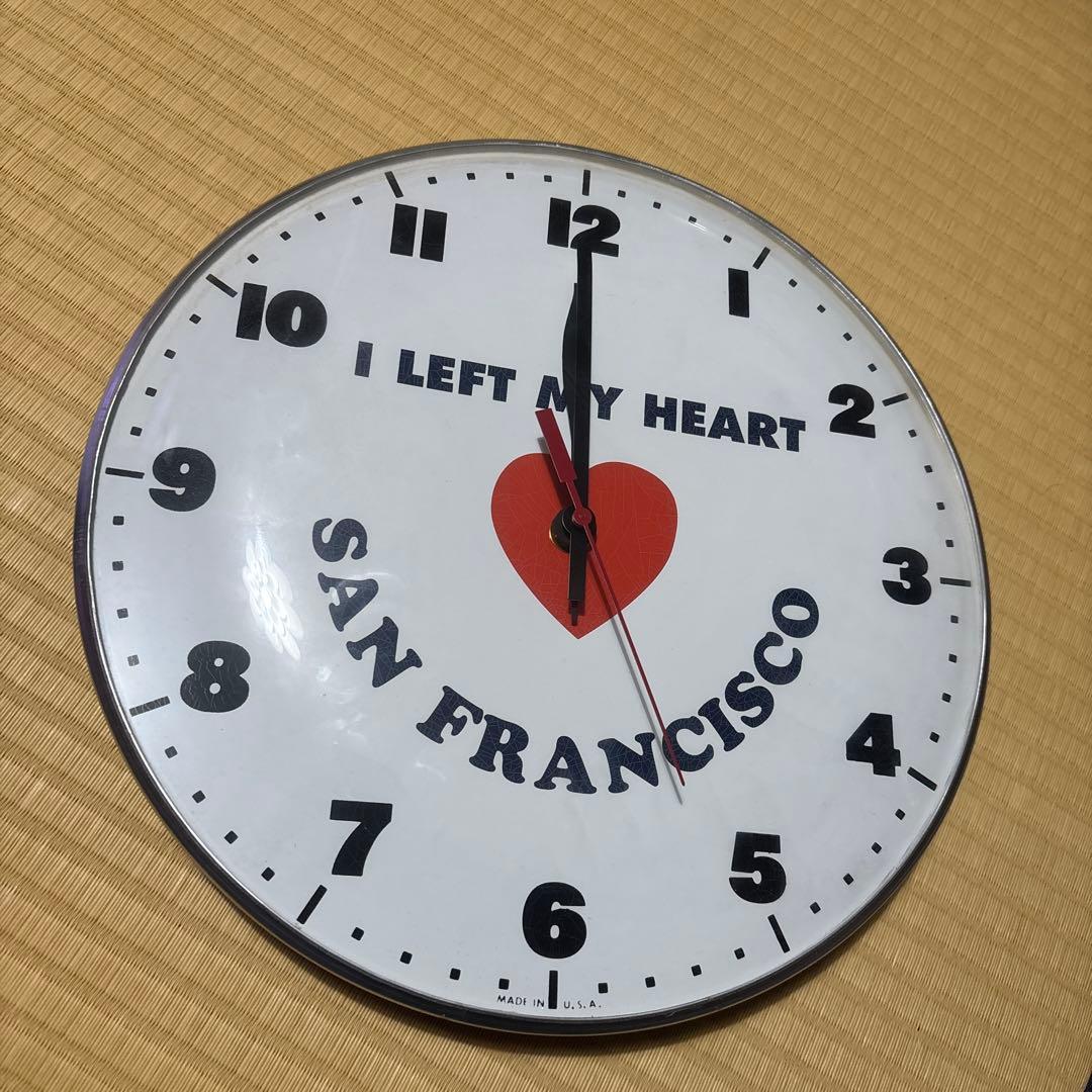 SAN FRANCISCO 壁掛け時計　ハリウッドランチマーケット激レア