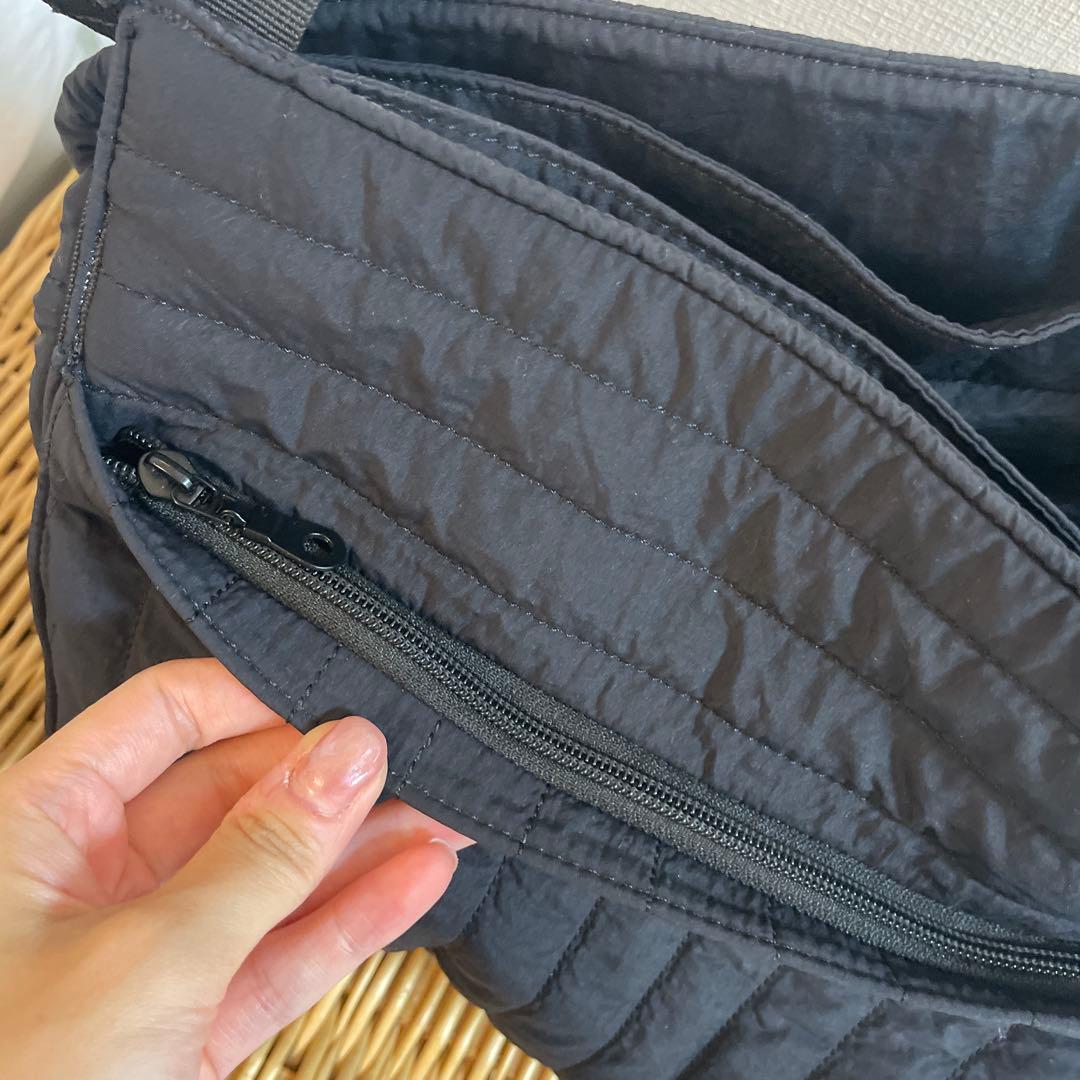 【セール中金曜まで美品！】黒SOLPRESA キルティングトートマザーズバッグM