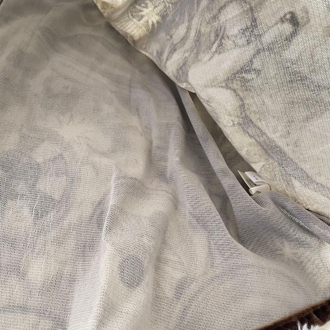 トクコプルミエヴォル 総柄ベロアシャツ M 天使 エンジェル