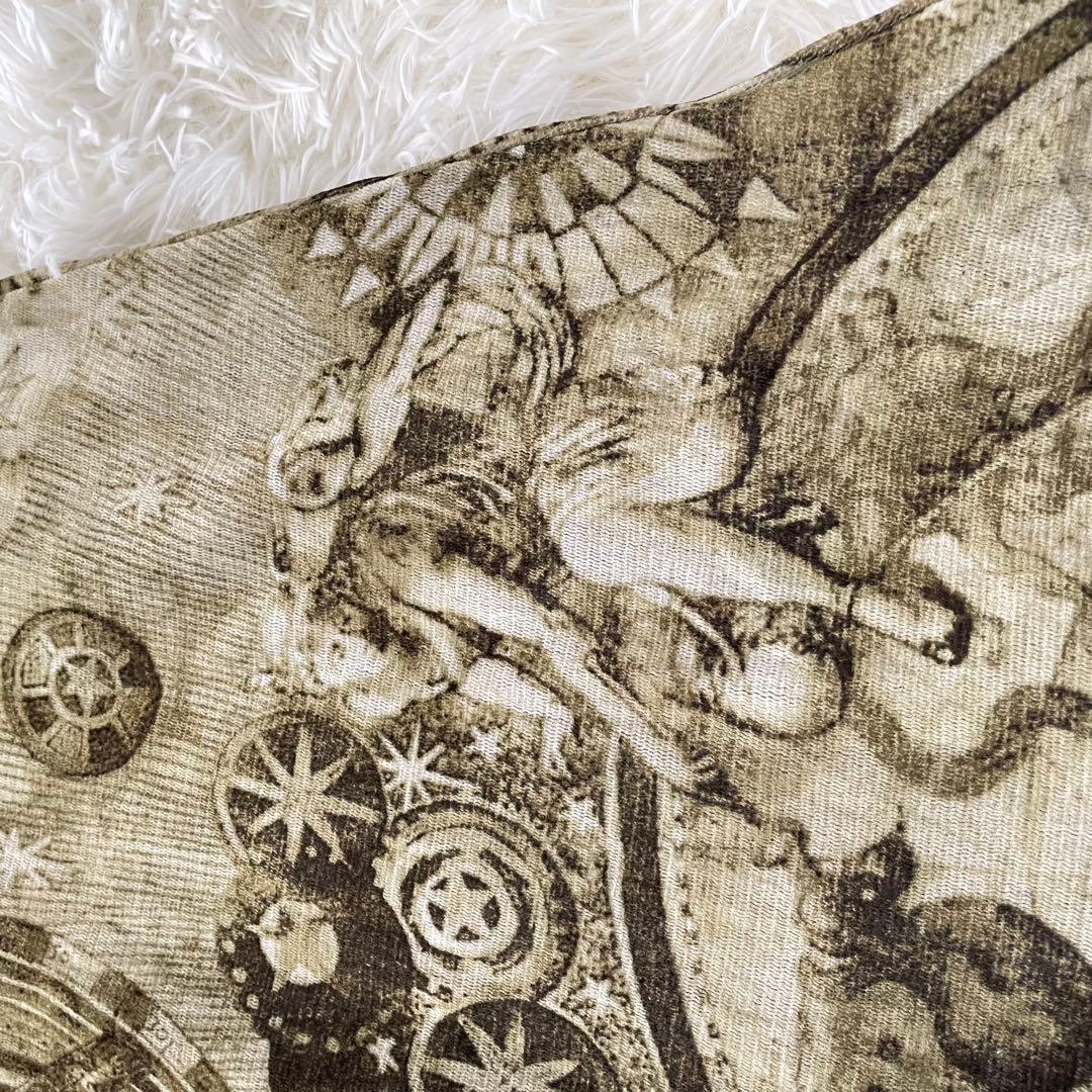 トクコプルミエヴォル 総柄ベロアシャツ M 天使 エンジェル