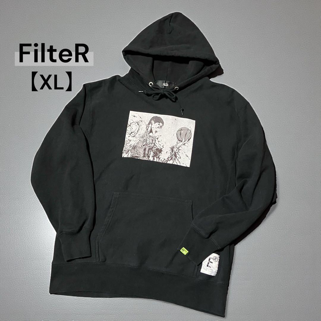 【FilteR】スラムダンク 桜木花道 ブラックパーカー XL アキラ パロディ