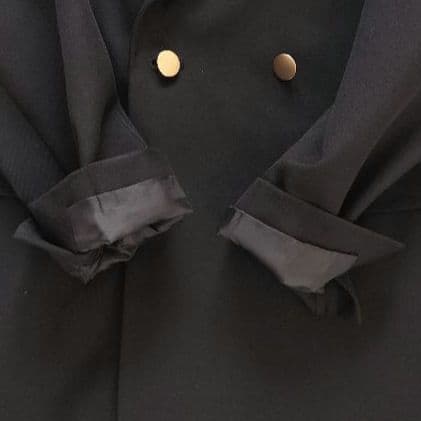 ロペピクニック セットアップ ウールライクサージ パンツ ジャケット 40 黒