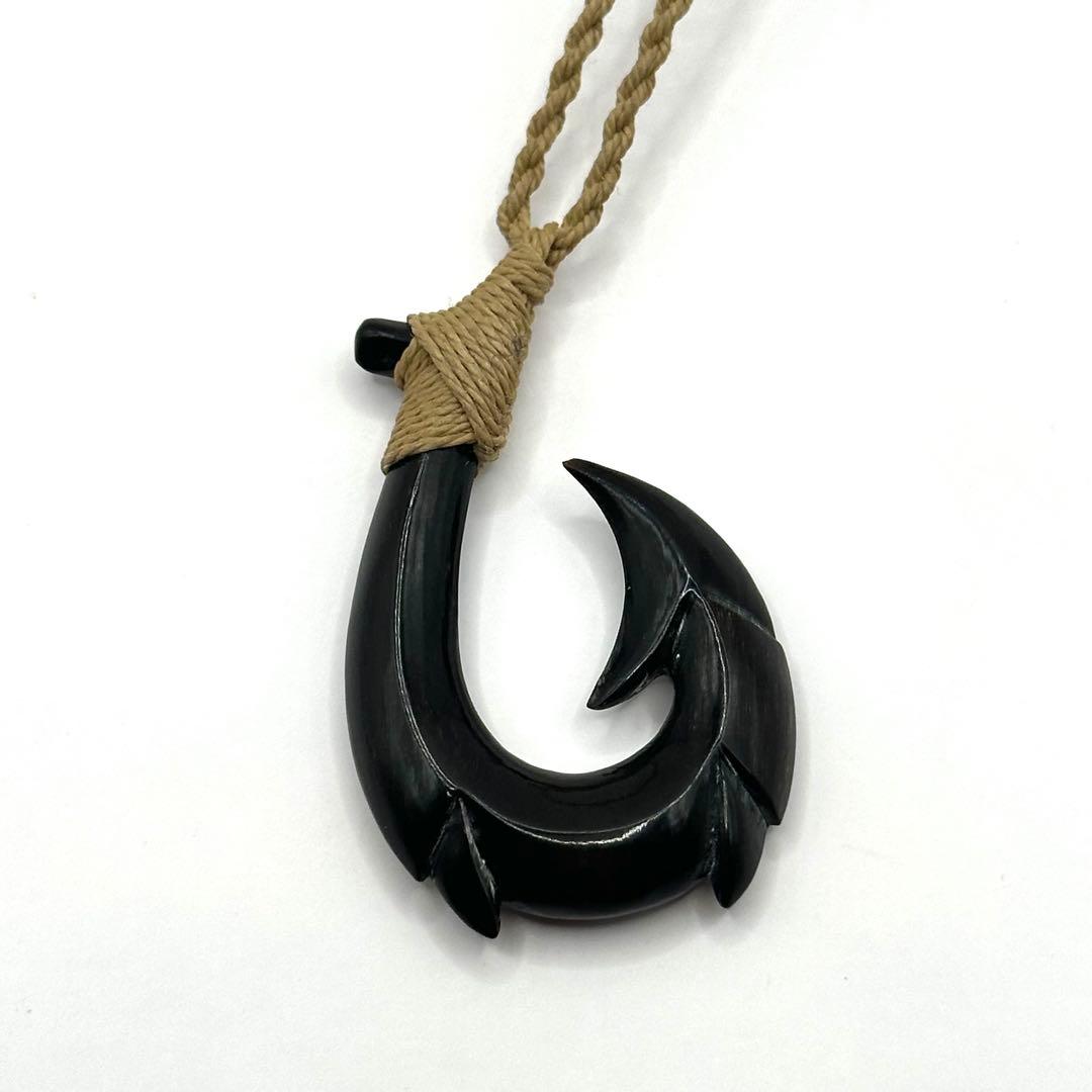 【未使用・極希少】クイックシルバー フィッシュフックボーン ネックレス ブラック