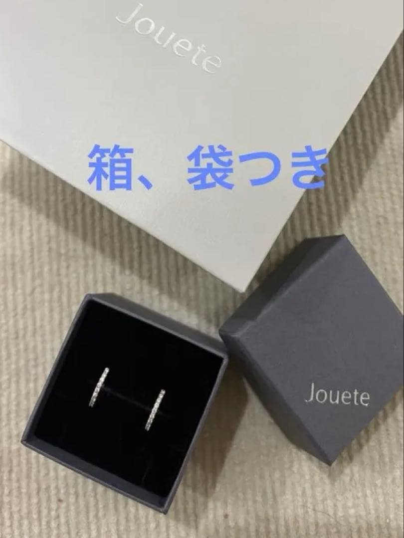 Jouete ジルコニア フープピアス　ジュエッテ　ピアス