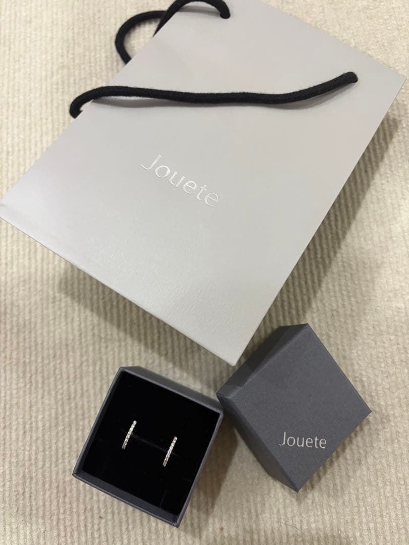 Jouete ジルコニア フープピアス　ジュエッテ　ピアス